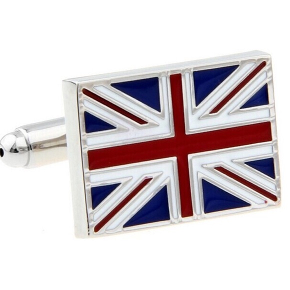 Union Jack United Kingdom Flag Cufflinks - Picture 3 of 16